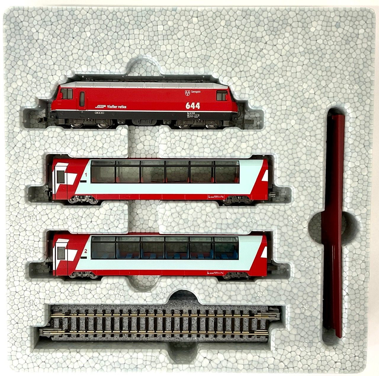 Kato 10-1816 Swiss Alps Glacier Express 3 Cars Set (N scale)