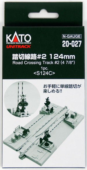 KATO 20-027 Unitrack Bahnübergang S124C 124 mm – Spur N
