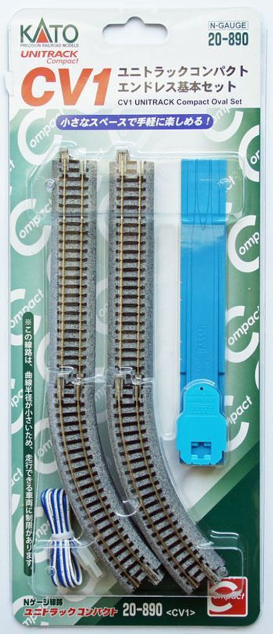 Kato 20-890 CV1 UNITRACK Compact Oval Set (N scale)